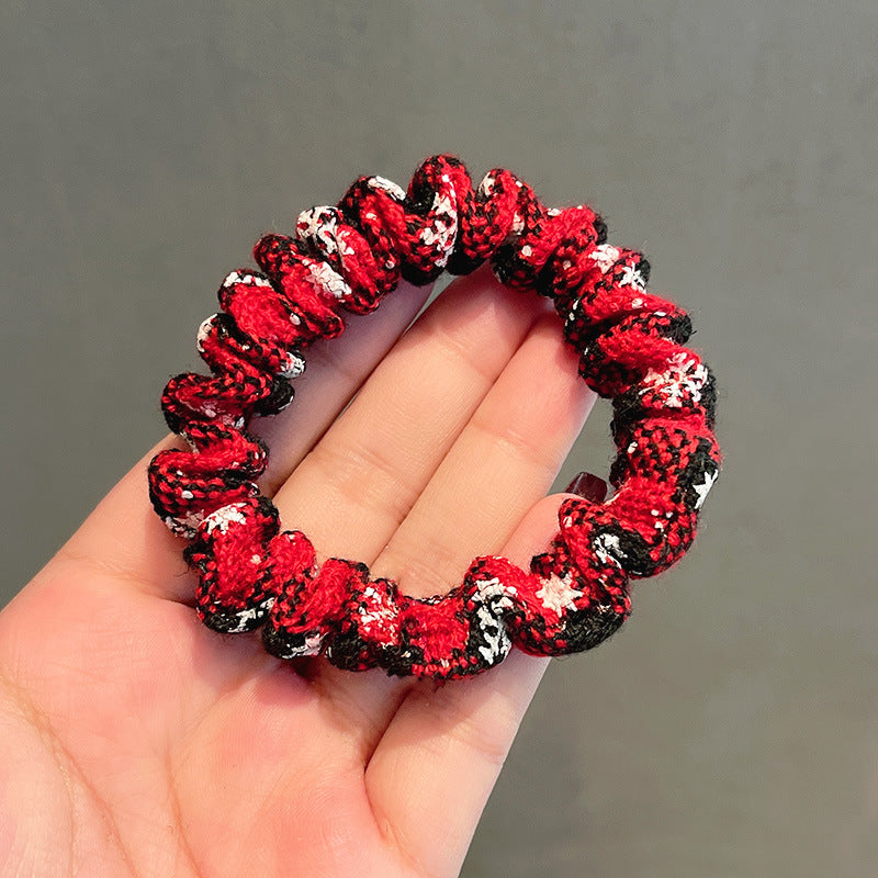 Women's Fashion Simple Halloween Large Intestine Hair Ring