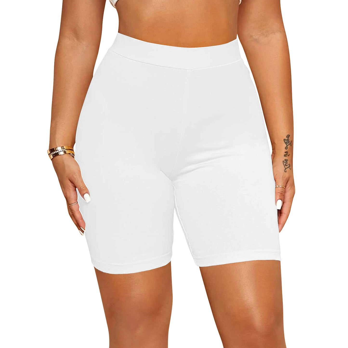 Women's Bottoming Skinny High Waist Shorts