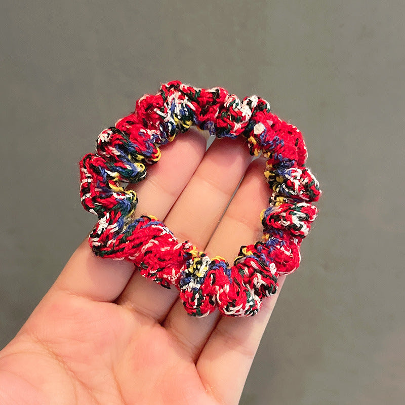 Women's Fashion Simple Halloween Large Intestine Hair Ring