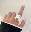 Halloween Knuckle Ring Pumpkin Bat Ghost Festival