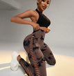 Sports Breathable Quick-drying Side Hollow Tie-dye Yoga Pants