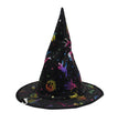 Witch Hat Halloween Black Polyester Ball Dress Up