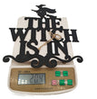 Wooden Crafts Halloween Witch Hat Sign