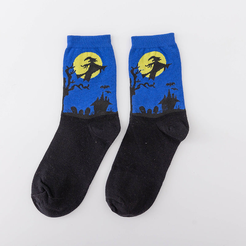 Women's Fashion Jacquard Halloween Warm Socks