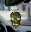 Halloween Skull Car Pendant Acrylic Flat Ornament