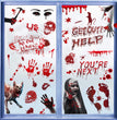 Blood Hands And Feet Skull Horror Bathroom Toilet Stickers