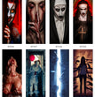 Halloween 3d Door Sticker Personality