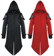 Men's New Medieval Halloween Retro Patchwork Coat