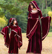 Halloween Retro Little Red Riding Hood Vampire Witch Costume