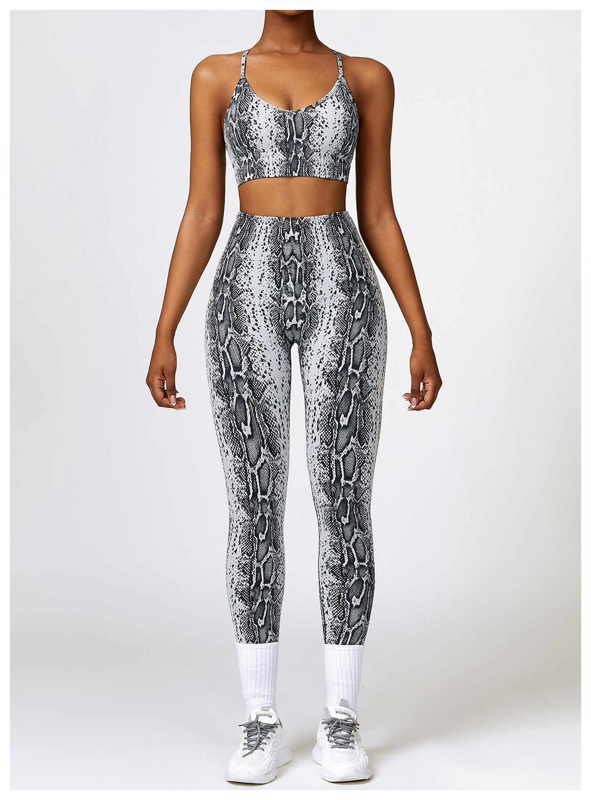 Camouflage Printing Seamless Yoga Suit