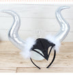 Halloween Ghost Festival Decoration Headdress Dance Party Props Large Horn Headdress