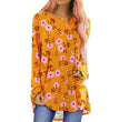 Halloween Theme Printed Long-sleeved T-shirt Women