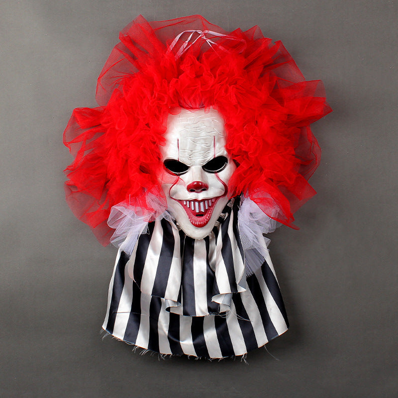 Halloween Horror Clown Garland Door Hanging