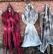 Halloween Escape Room Decoration Haunted House Bar Decoration Scary Skeleton Hanging