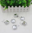 Christmas Decoration Peach Heart Painted Pendant