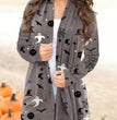 Halloween Theme Printed Coat Small Cardigan