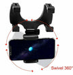 Universal Car Rear View Mirror Mount Stand GPS Cell Phone Holder 360 Rotation