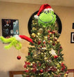 Green prosthetic leg Christmas tree decoration