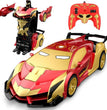[Xmasgifts]Transform Easter RC Cars for Boys 3-15,2.4Ghz Remote Control 1:18 Scale Robot Deformation 360° Rotation Rechargeable Batteries Included High-Quality ABS Plastic Gift Set,Blackfriday,Christmas