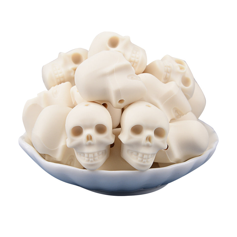 Silicone Beads Skull Halloween Beaded DIY