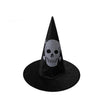 Halloween Ball Performance Prop Party Curved Pointed Skull Hat