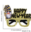 2024 New Year Party Funny Holiday Decorative Glasses Photo Props Glasses Frame