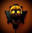 Retro Skeleton Light Halloween Haunted House Home Decorations Resin Skeleton Wall Lamp For Weird Theme Lovers Party Supplies