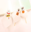 Fabric Mini Halloween Hanging Ghost Party Decoration Can Be Used As Finger Doll Cake Card Pumpkin