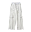 Hot Girl Loose Waist Straight Casual Pants For Women