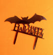 Happy Halloween Pumpkin Acrylic Cake Insert Party Cake Decoration