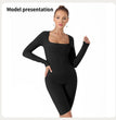 Women's Fashion Simple Solid Color Bodysuit