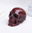 3 Inch Natural Crystal Skull Carved Halloween Decorative Ornament