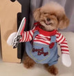 Dagger Pet Changing Clothes Festival Funny Halloween Knife Dog Clothes Cat Standing Clothes Pet Autumn And Winter New