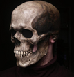 New Halloween Scary Skull With Movable Mouth And Glow