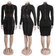 Lady Sexy Slim Fit Rhinestone Stretch Tight Dress