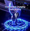 Magnetic Charging Cable Streamer Fast Charging Cable Lighting Micro USB Cable LED Magnet Charger Type-C Cable