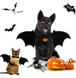 Dog Costumes Cat Print Bat Wings Bell