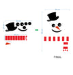 Christmas Snowman Sticker