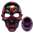 Halloween Skeleton Mask LED Glow Scary Mask
