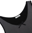 Contrast Color Stitching Sleeveless Vest Casual Homewear Nightdress For Women