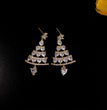 Women's High-quality Silver Needle Christmas Tree Earrings