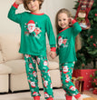 Christmas Pajamas For Family Matching Family Christmas PJs Sets Santa Claus Printed Top Sleepwear