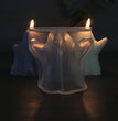 Ghostly Halloween Scented Candle Silicone Mold