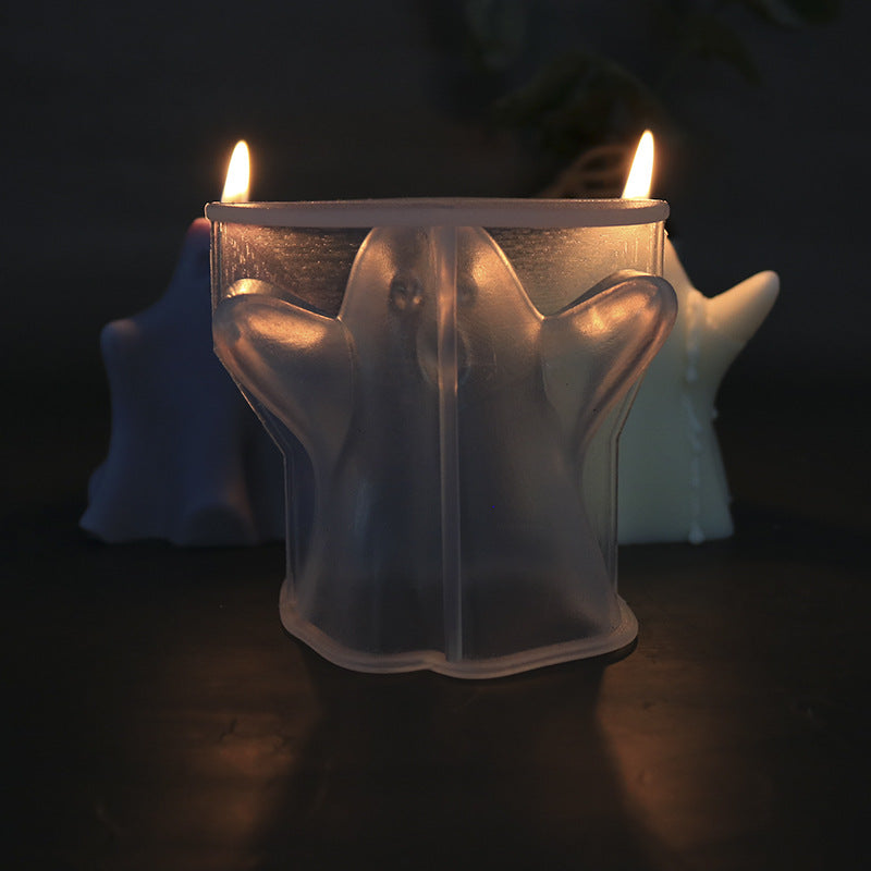 Ghostly Halloween Scented Candle Silicone Mold
