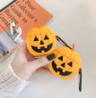 Halloween Pumpkin Headset Protective Cover Silicone