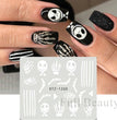 Halloween Pumpkin Nail Sticker Watermark Sticker
