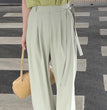 New Wide-leg Pants Women's High Waist Drooping Suit Pants Loose