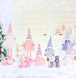 Christmas New Products Telescopic Pole Faceless Doll Window Christmas Decoration Supplies