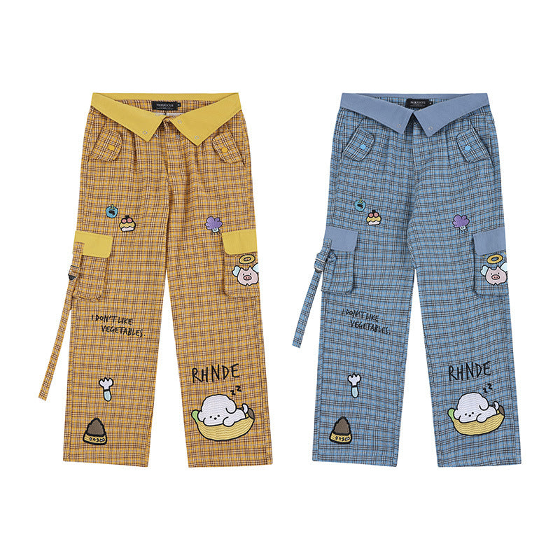Casual All-match Loose Straight Wide-leg Pants