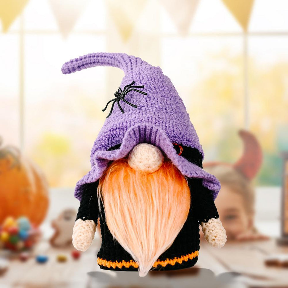 Halloween Holiday Decoration Knitted Rudolph Doll